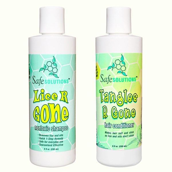 safe solutions Lice R Gone and Tangles R Gone