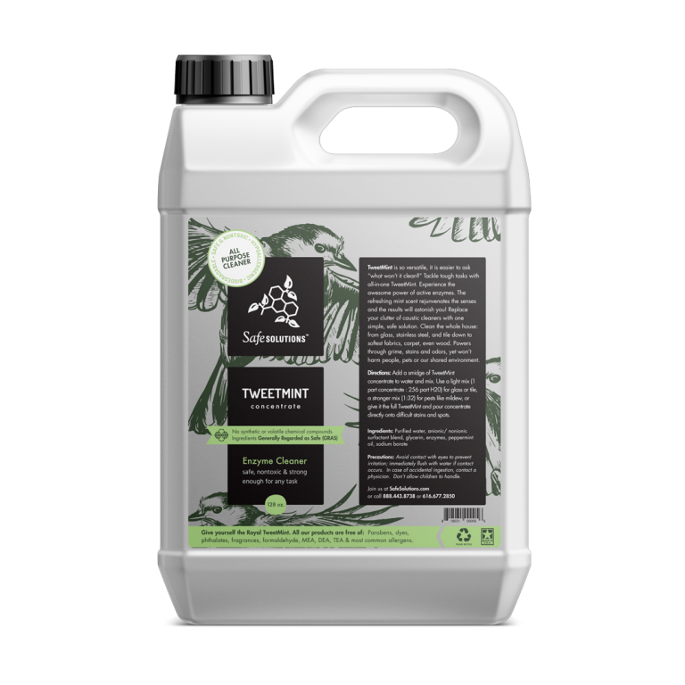 TweetMint™ Enzyme Cleaner Safe Solutions