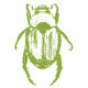 green bug icon